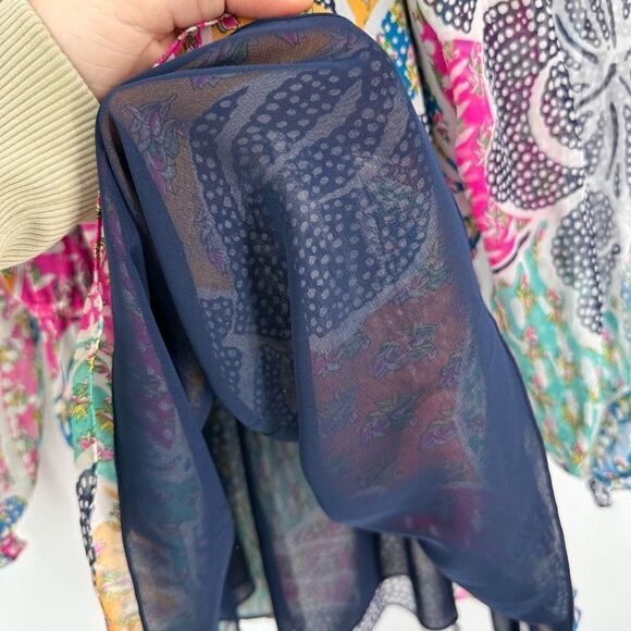 Diane Von Furstenberg Womens Silk Camila Off The Shoulder Top Multi-Color Size 4 - Picture 6 of 11